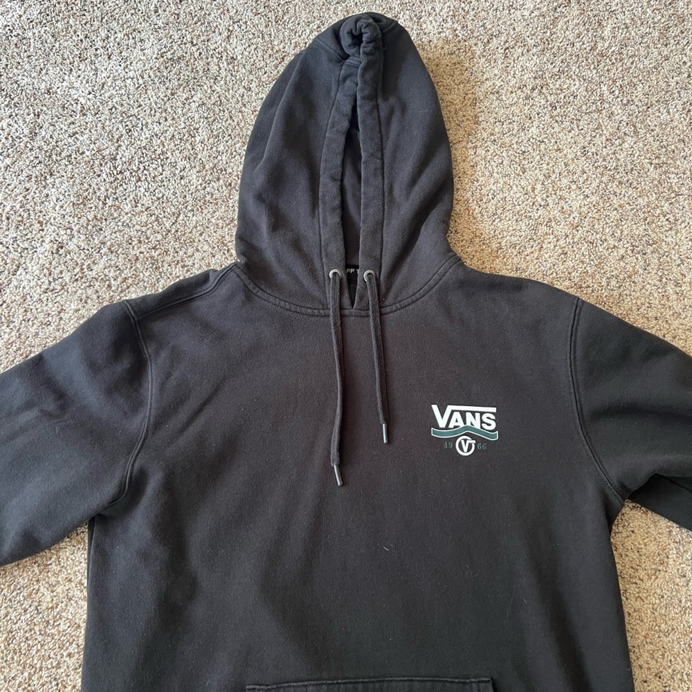 Vans Men's Black Hoodie Sweater